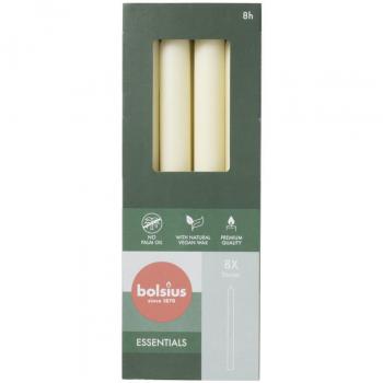 Bolsius, Hochwertige Kerzen 23cm Ivory