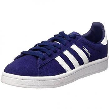 Adidas Unisex Kids’ Campus Trainers, Blue (Dark Blue/footwear White/footwear White), 3.5 UK