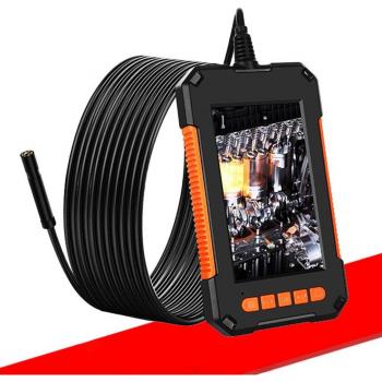 Cámara de inspección USB HD1080P, mini boroscopio 8mm, 8 LEDs, pantalla 4.3, disponible en 2/5/10 metros