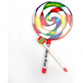 Juego de tambor de piruleta de 6/8/10 pulgadas con accesorios para niños