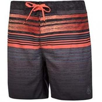 Protest Männer Beachshort POWELLY – Wasserdicht, Schnell trocknen, Neon Pfirsich, L