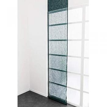 Panneau Japonais Vert 60 x 300 cm Effet Lin Naturel