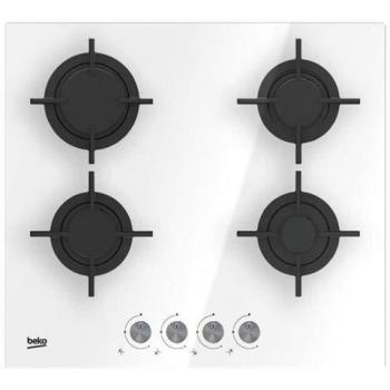 Beko Piano Cottura Gas 4 Fuochi 59 cm Bianco