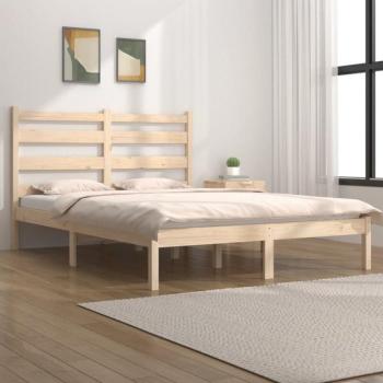 Cama con Somier Cuero Sintético Capuchino 90x200
