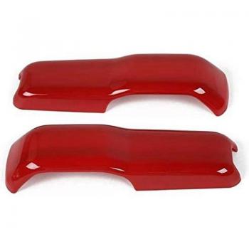 Décoration de Charnière de Capot ABS Rouge pour Jeep Wrangler JL Up