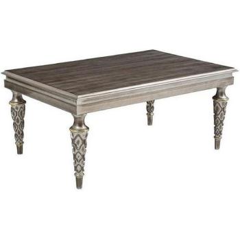 Edel & Prunkvoll: Casa Padrino Massivholz Couchtisch mit Barock-Details