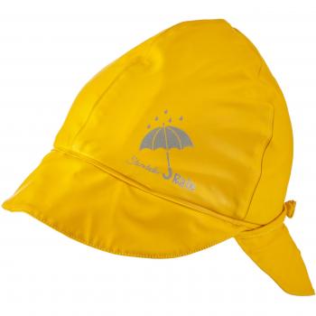 Sterntaler Regenhut mit Nackenschutz, 47 cm, Gelb (Safran 164)