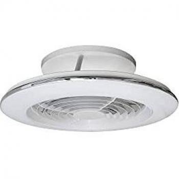 Ventilatore da soffitto LED Alisio mini, bianco, dimmerabile, WiFi, Ø 52.5 cm, IP20