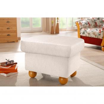 Hocker HOME AFFAIRE Milano Gr. B/H/T: 62 cm x 45 cm x 50 cm, Chenille, beige (sand)