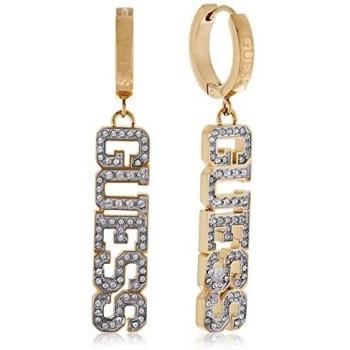 Pendientes de acero dorado Guess UBE20027