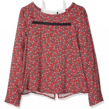 IKKS Blusa 2 EN 1, Niñas, Color Vermillon, Talla 10A