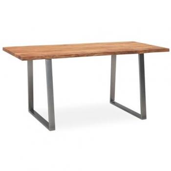 Esszimmertisch 160 cm Akazie Massivholz Esstisch Küchentisch Baumkante