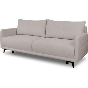 Canapé en tissu et bois Dzeta 3 places convertible