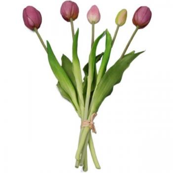 Decoración Floral de Tulipanes Realistas