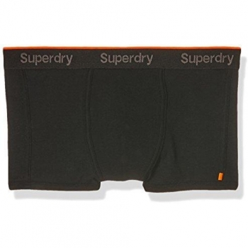 SUPERDRY Orange Label Triple Pack, Sous-vêtement Homme, Noir (Noir/Noir/Noir), XL