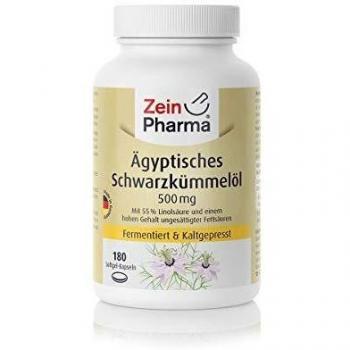 Aceite de Nigella Sativa Zein Pharma 500 mg – 180 Cápsulas