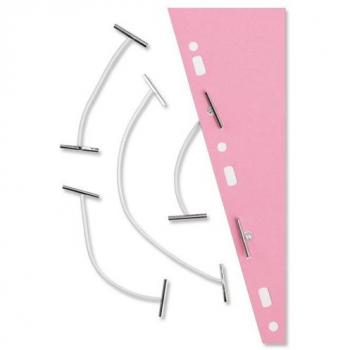 Elastic Treasury Tags 5-Star 102mm White Bundle