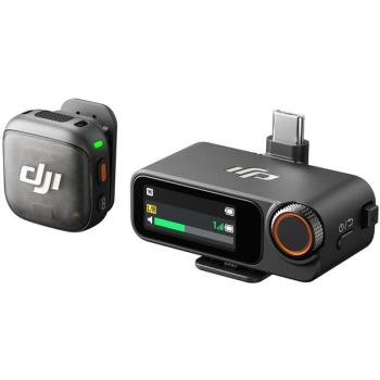 DJI Mic 3 Trasmissione Wireless – 1 trasmettitore + 1 ricevitore (nero)