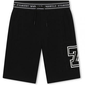 Bermuda Fantaisie Karl Lagerfeld Kids Garçon 5 Ans Noir