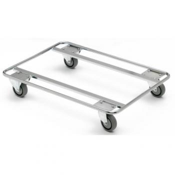 Carrello Base 600x400 mm – 4 Ruote Rotabili – 400 kg di Carico