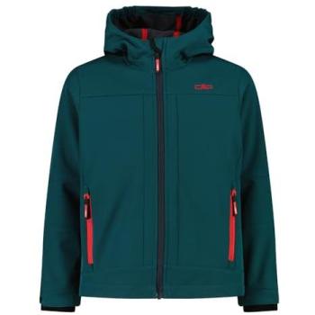 CMP Alpine Softshell 3A00094 – Fixed Hood Waterproof Jacket for Boys & Girls