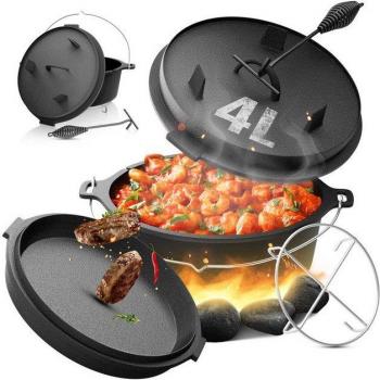 Olla para Guisos Horno‑Ready de Hierro Fundido