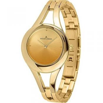 Jacques Lemans Paris Kollektion Damen Uhr 32mm Goldfarben