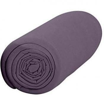 Tissu violet drap housse 90x190cm 57 fils