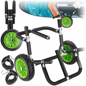Tectake Surfboard Transportwagen, klappbar, für 2 Boards, inkl. 2 Gurte