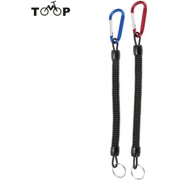 Corde sécurité enroulée 1,4 m – Lot de 2 pièces pour pêche