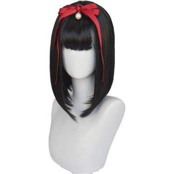 Peluca Black Lolita – 30 cm, Resistente al Calor