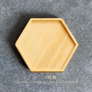 Round Bamboo Groove Coaster