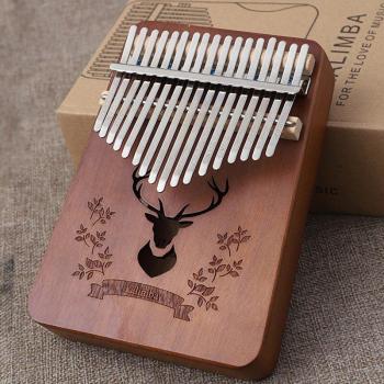 Kalimba 17 Schlüssel Mahagoni Daumenklavier