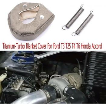 Protection thermique pour turbocompresseur Titaniums Turbos, ressorts inclus, Ford T3 T25 T4 Honda Accord
