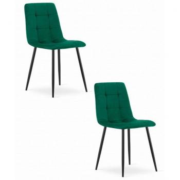 Chaise Kara Velvet Vert Profond Pair