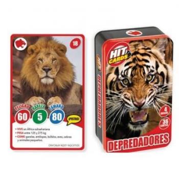 Caja de Cartas Metálica de Predadores