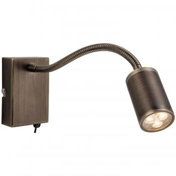 Netlighting Orion LED Bronze Wall Spotlight