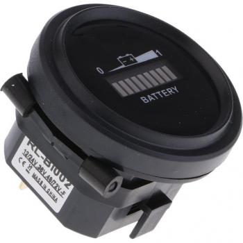 Round LED Voltage Meter
