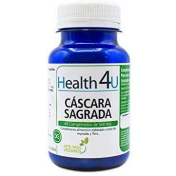 Cascara Sagrada 500 mg 60 Tablets by Health 4U