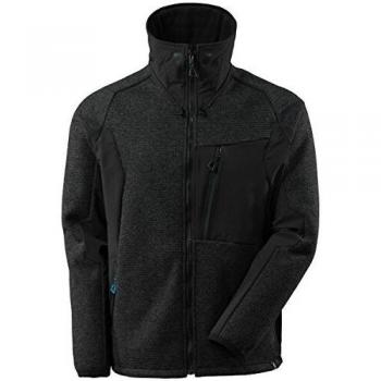 Chaqueta de punto con cremallera Mascot, triple capa, negro, talla S
