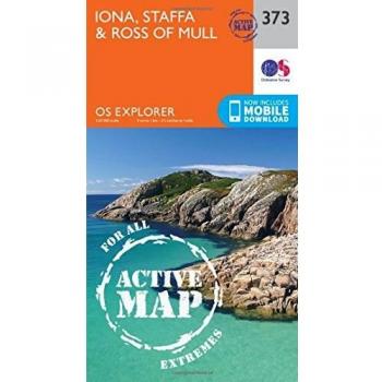 Ordnance Survey Map of Iona, Staffa & Ross of Mull