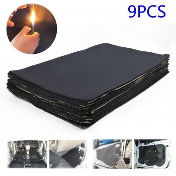 Material aislante de ruido para coche, 9 láminas