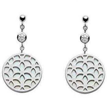 Eclipse Naranja Pendientes FOSSIL