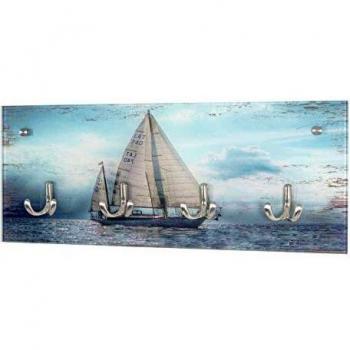 Classeur mural en verre trempé Voilier