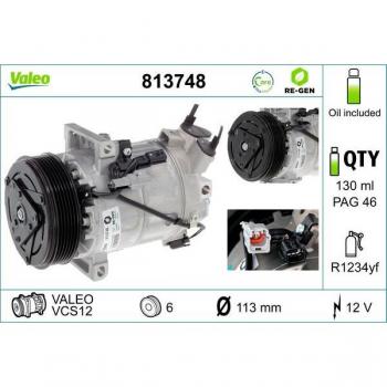VALEO 813748 – Compresor y Unidad de Aire Acondicionado Compacto