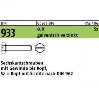 Sechskantschraube M8 x 12 8.8 galvanisch verzinkt 200 Stück