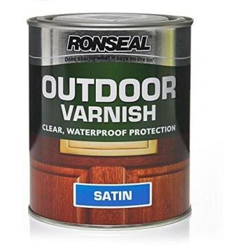 Ronseal Satin Protective Outdoor Varnish 750ml