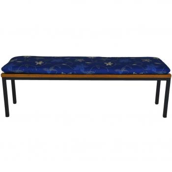 Angerer Sitzkissen Korfu – 45 × 120 cm – Blau