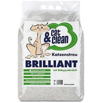 Cat & Clean Brilliant Katzenstreu 10 kg Babypuderduft