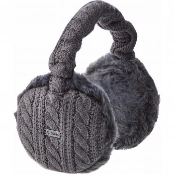 Women's Barts Womens Monique Faux Fur Cable Knit Ear Muffs Earwarmers